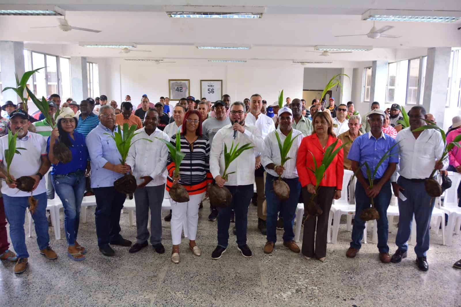 El Plan Nacional de Relanzamiento del Sector Coco de República Dominicana consiste en la entrega de 500 plantas a cada productor de la variedad Enano Brasileño o Alto del Atlántico 