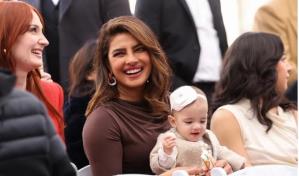 Priyanka Chopra y Nick Jonas hacen el debut oficial de su pequeña hija