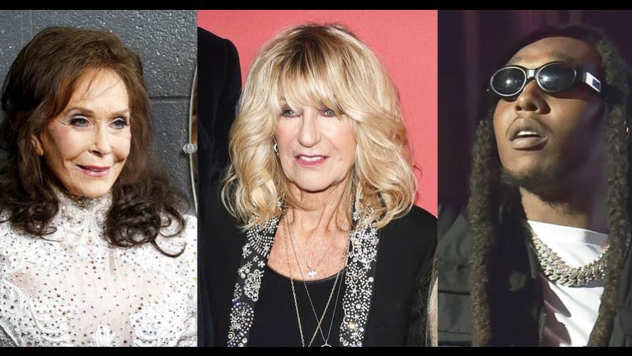 Los Grammy honrarán a Loretta Lynn, Takeoff y McVie