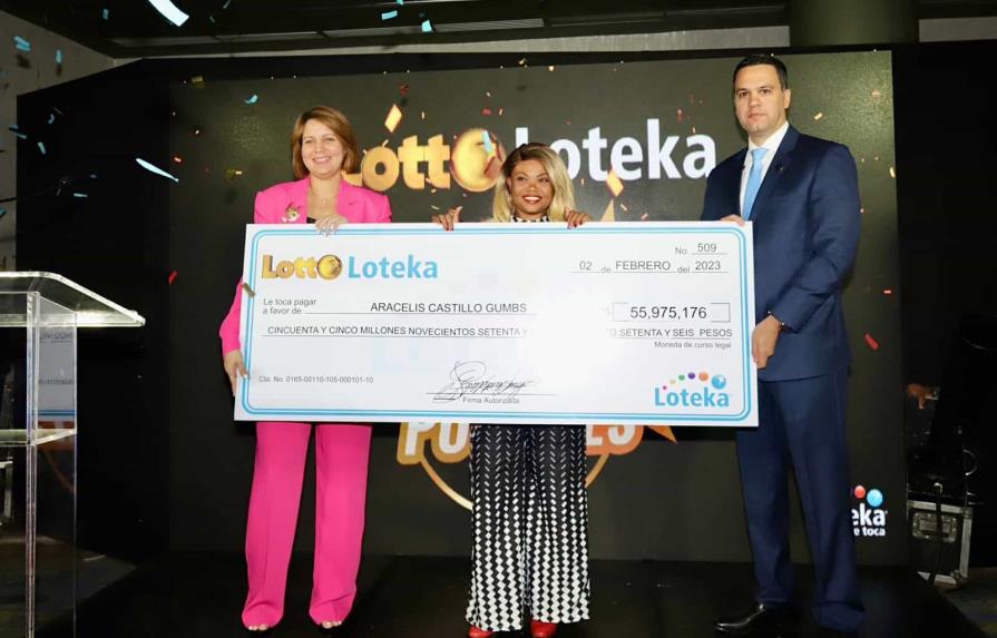 Trabajadora doméstica gana 55.9 millones de pesos con la LottoLoteka  