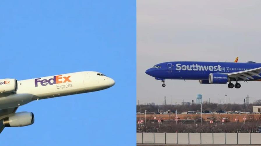 Un avión de FedEx evita colisión con otro de Southwest en Texas