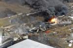 Se descarrila tren con materiales peligrosos en Ohio; causa incendio y orden de desalojo Se descarrila tren con materiales peligrosos en Ohio; causa incendio y orden de desalojo