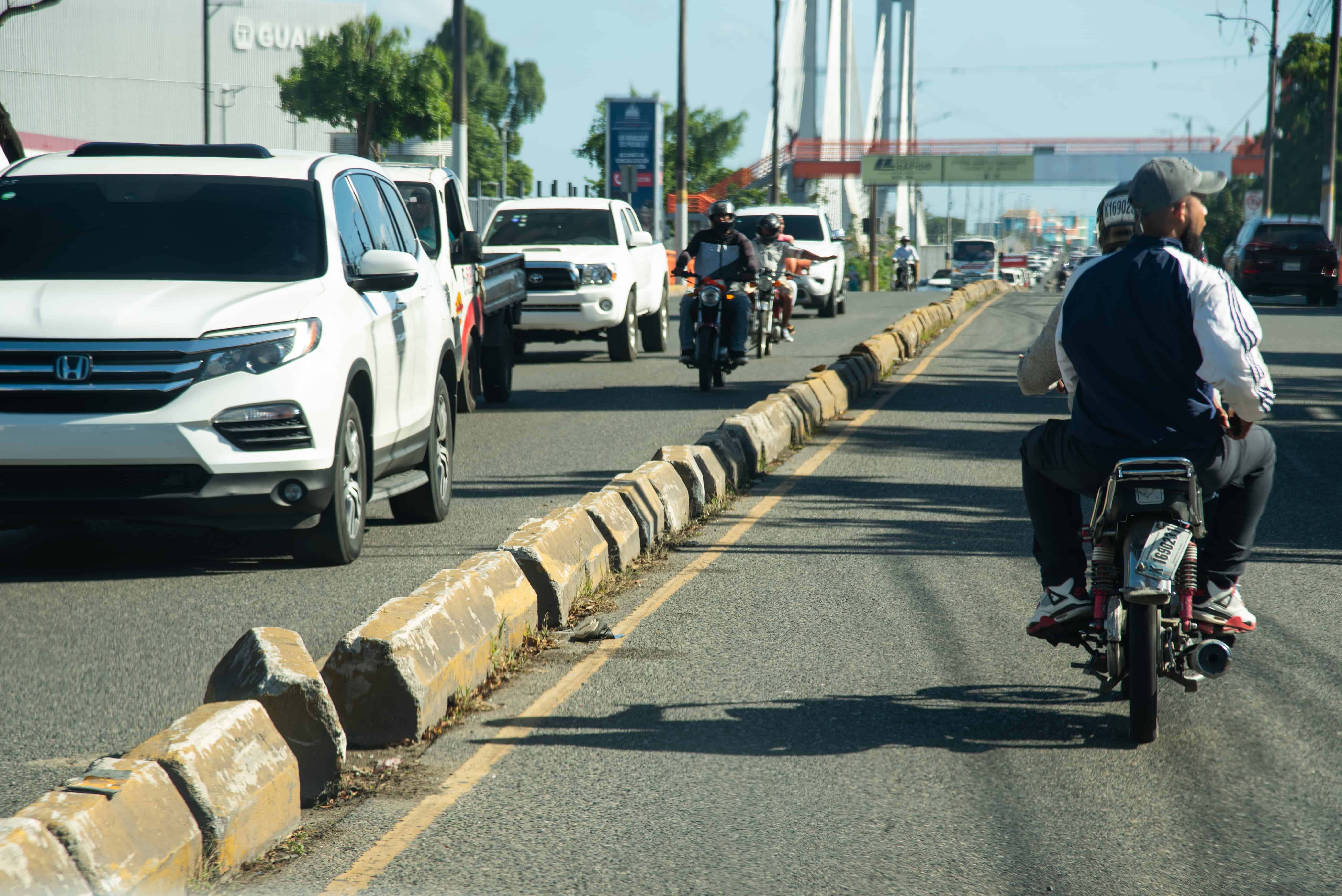 Los motoristas son los más afectados.