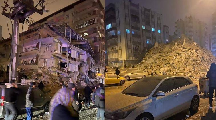 Terremoto de 7.4 grados estremece Turquía y colapsa edificios