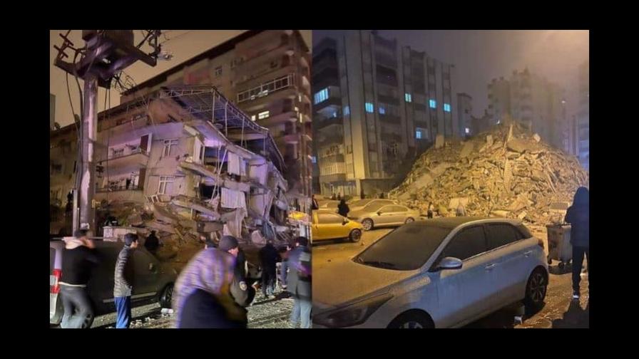 Terremoto de 7.4 grados estremece Turquía y colapsa edificios