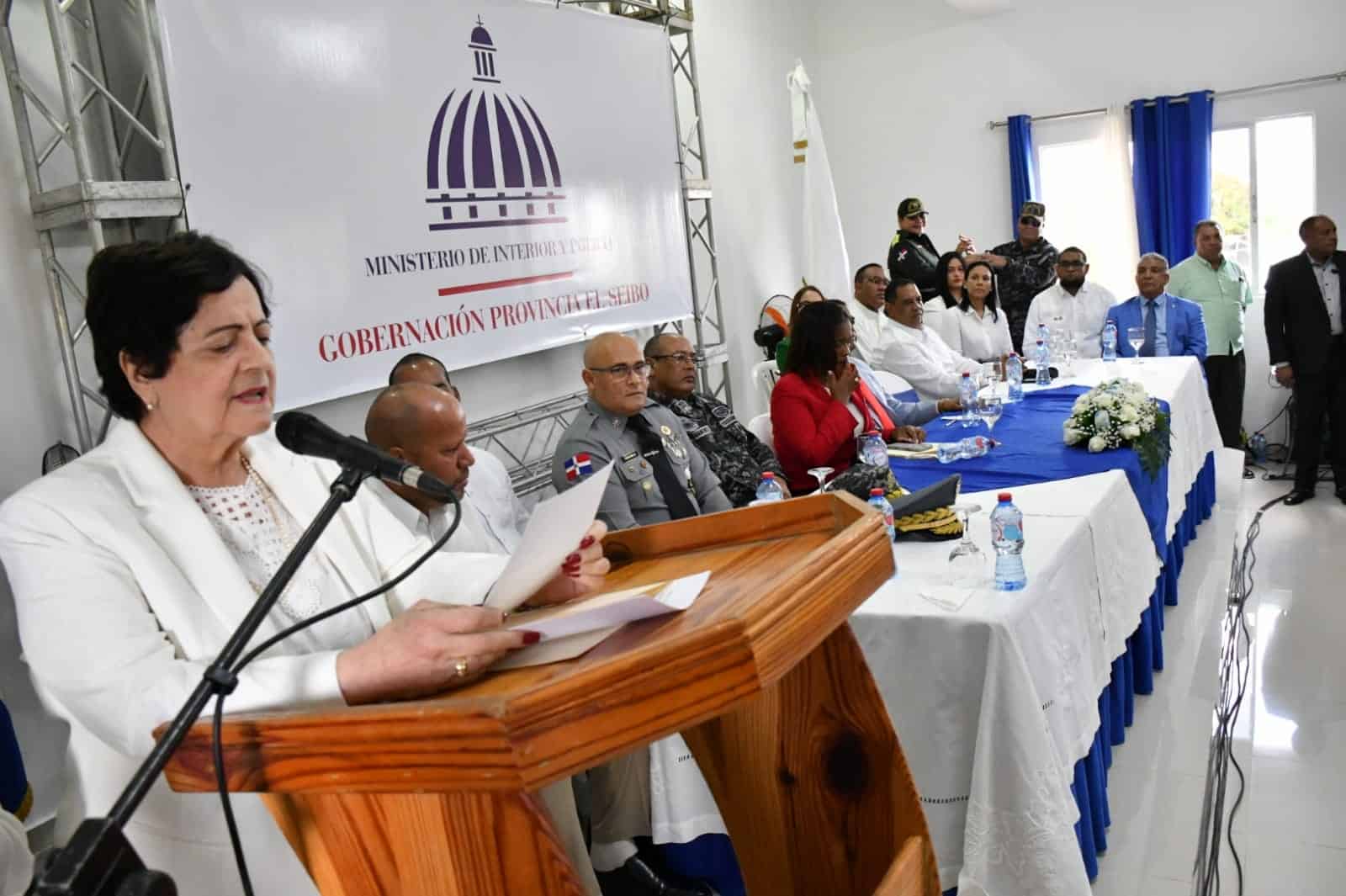 Juramentación en El Seibo. 