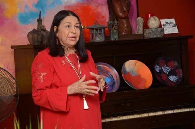 Sepultarán este martes restos de la maestra Rosa Tavárez, destacan su legado a las artes visuales