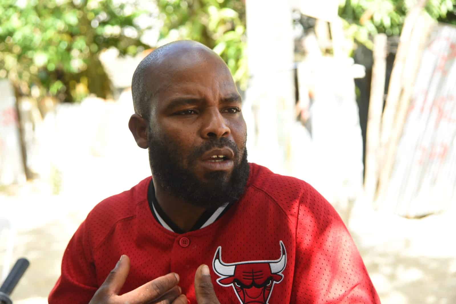 José Luis Suero, el padrastro del niño Frainer, en el sector Valiente del municipio Santo Domingo Este.