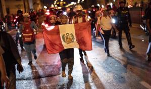 Manifestantes reanudan protesta contra gobierno de Perú