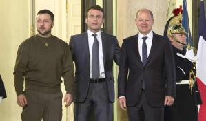 De visita en Francia, Zelenski pide más armas a sus aliados de occidente