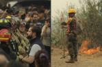 Los incendios en Chile cumplen una semana sin control pese al combate incesante