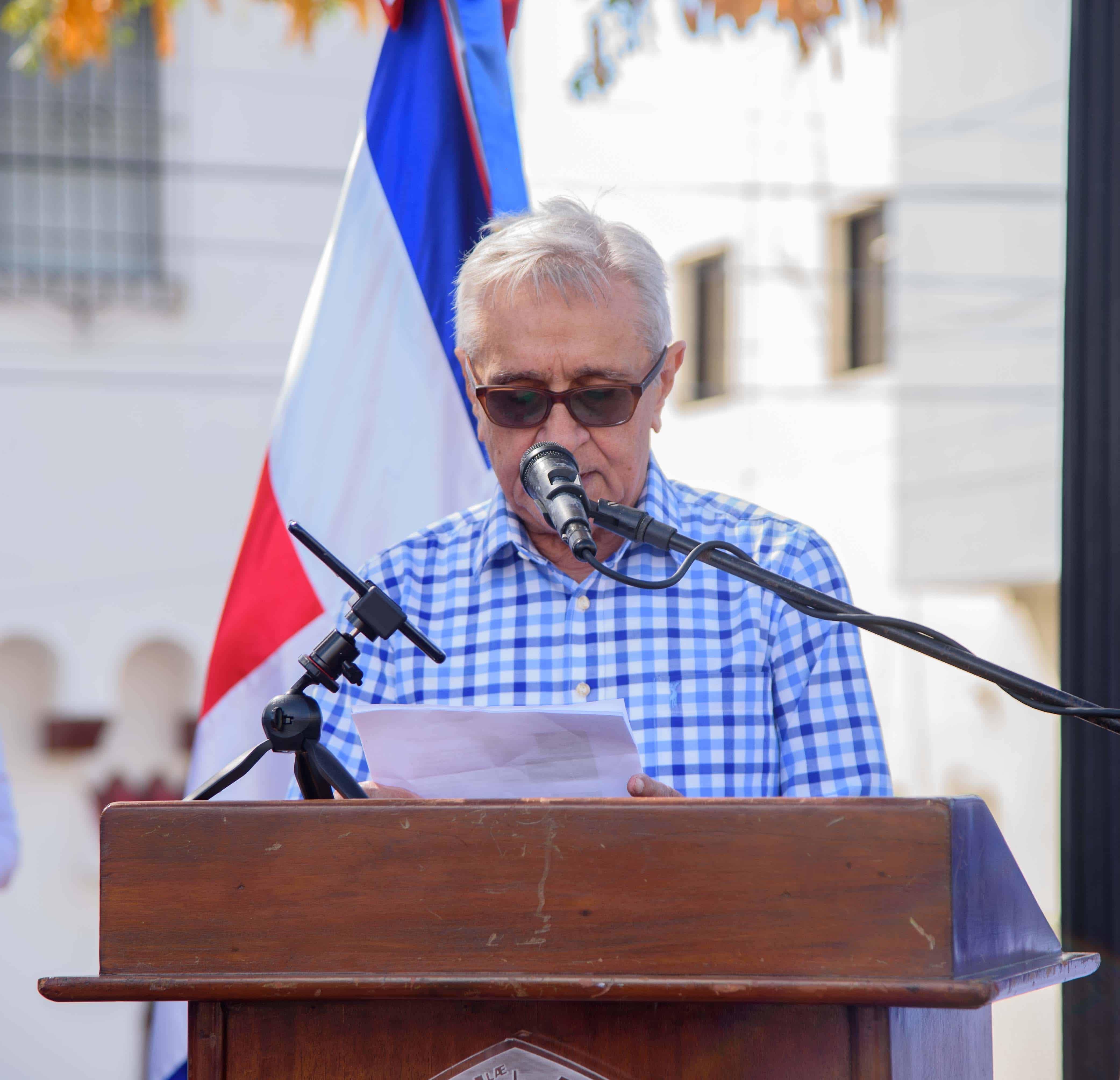 Nelson García, de la Comisión Permanente de Homenaje 9 de Febrero.