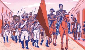 La llegada de los haitianos a  Santo Domingo