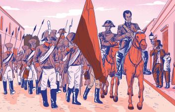 La llegada de los haitianos a  Santo Domingo