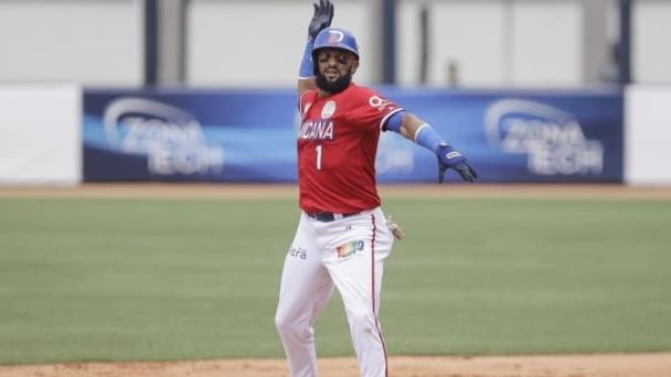 Emilio Bonifacio en el Todos Estrellas de la Serie del Caribe