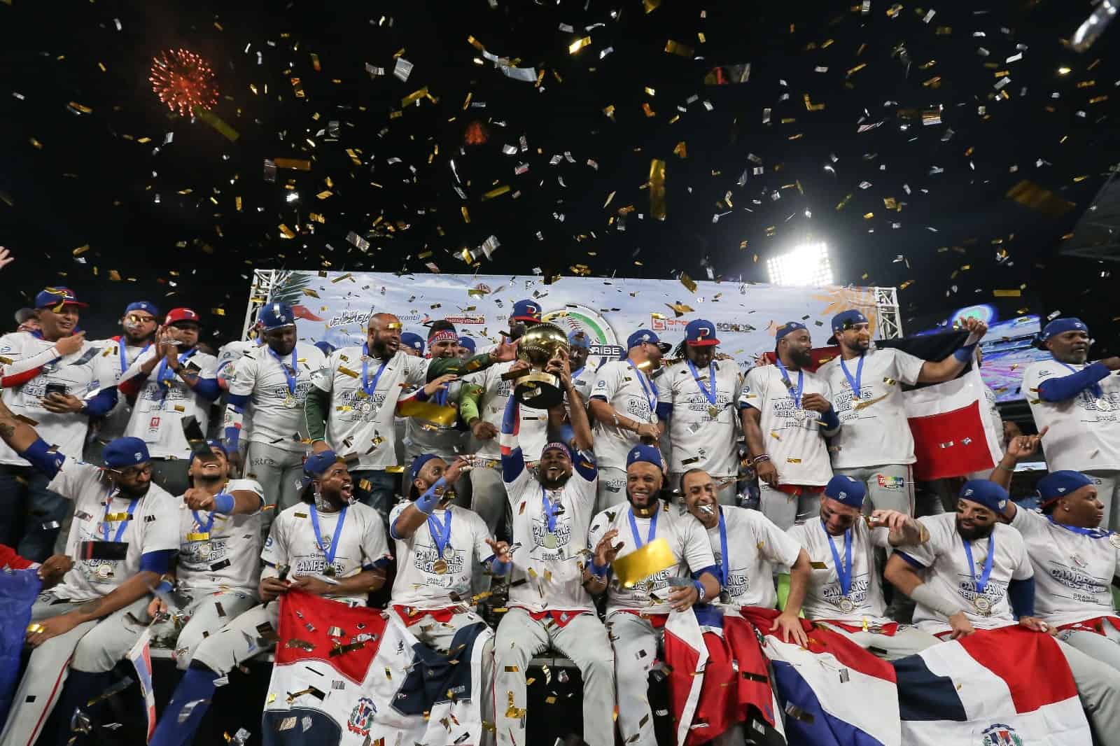 El equipo Tigres del Licey de la República Dominicana, campeón de la Serie del Caribe en su versión LXV celebrada en Caracas, Venezuela, del 2 al 10 de febrero del 2023.