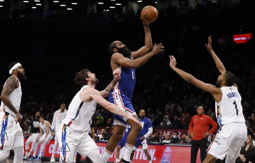 VIDEO | Harden vuelve a Brooklyn y 76ers vencen a Nets