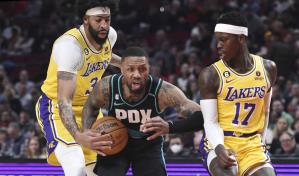 VIDEO | Blazers meten 23 triples, derrotan a unos Lakers sin LeBron