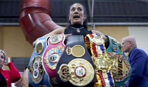 La púgil Amanda Serrano ensalza el poder de las mujeres para triunfar