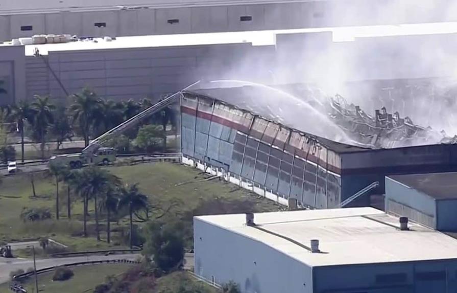 Incendio en una planta de desechos de Miami-Dade lleva cinco días activo