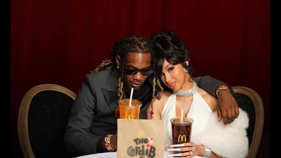 Cardi B y Offset celebran San Valentín con lanzamiento de menú de McDonald’s