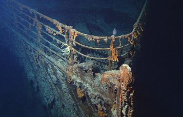 La profundidad del lugar donde están los restos del Titanic