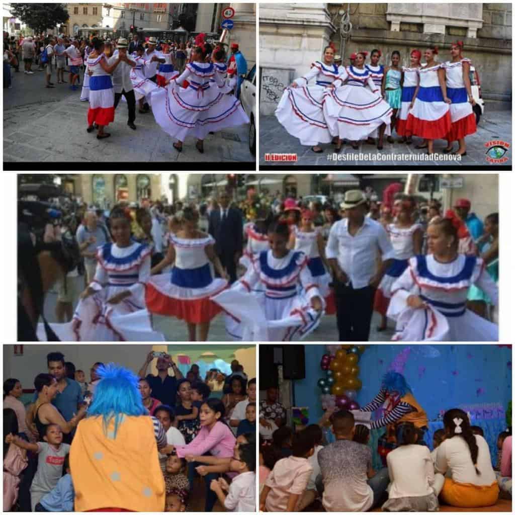 Han resaltado la música dominicana bailando merengue en las calles.