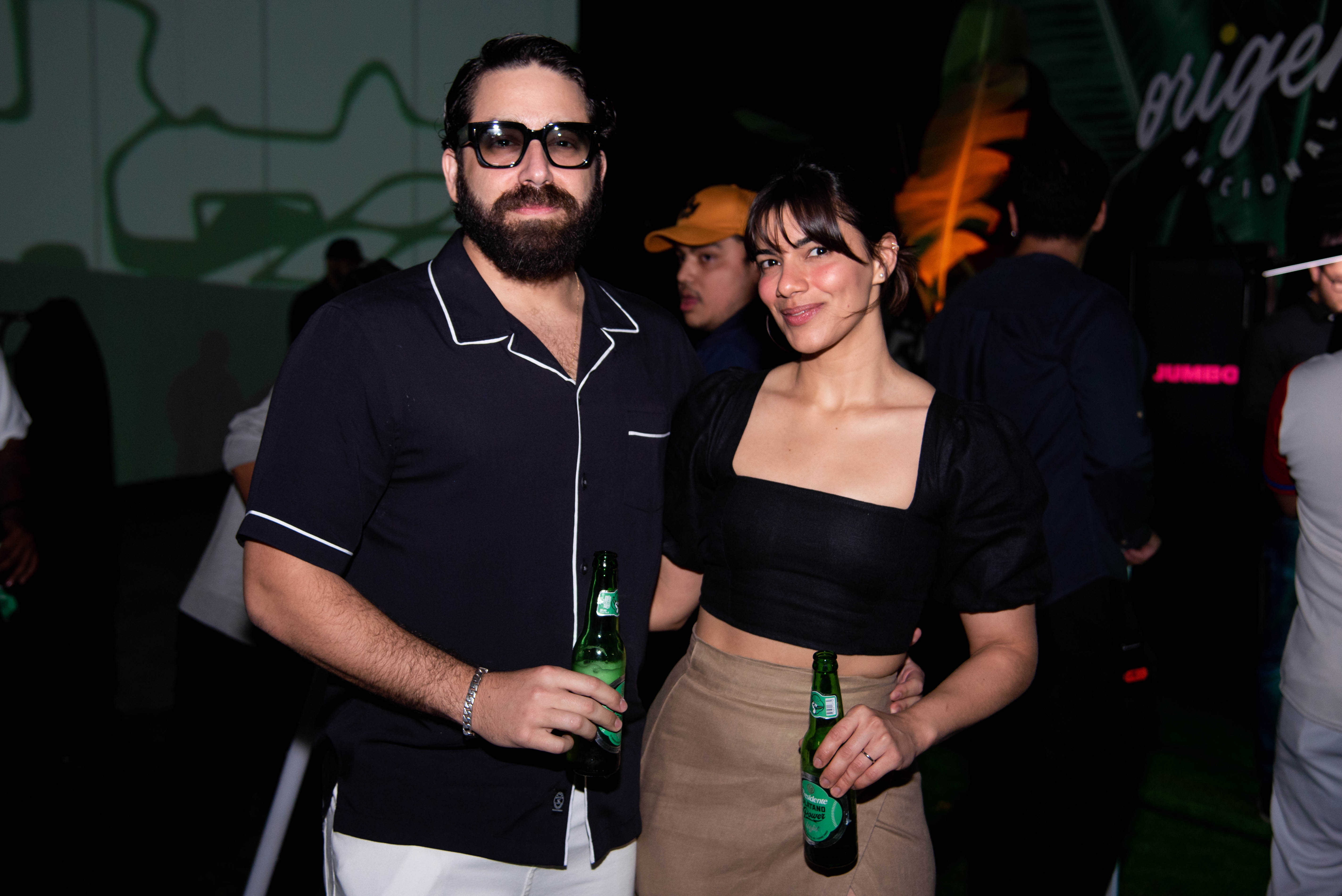 David Maler y Nashla Bogaert.