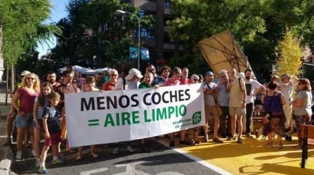 Protesta en Madrid contra proyecto que prevé talar más de mil árboles