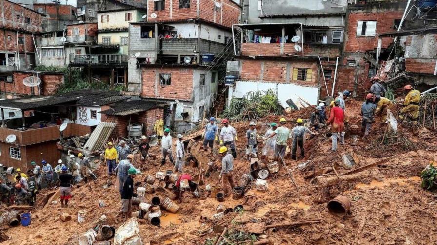 Al menos 36 personas mueren por las lluvias en estado brasileño de Sao Paulo