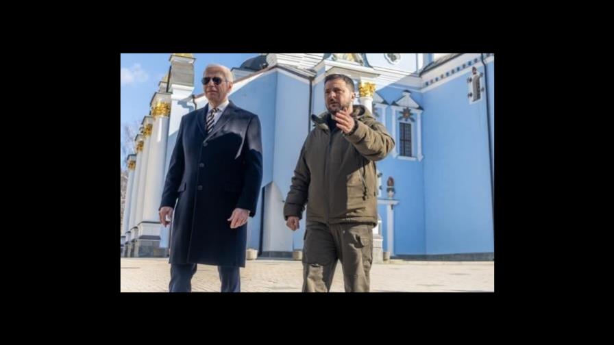 En su visita a Ucrania, Biden anuncia unos 500 millones de dólares en ayuda militar