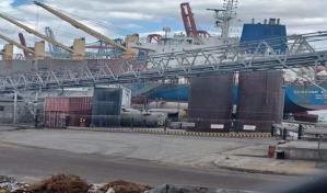 Robo de película: se llevan más de 800,000 libras de harina de soya del puerto Haina Occidental