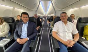 Collado promete poner a brillar a Santiago en materia de turismo  durante feria en Bogotá