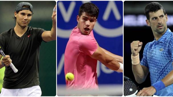 Nadal, Alcaraz y Djokovic, en la lista de inscritos al Miami Open