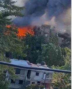 Incendio afecta varias casas en La Ciénaga