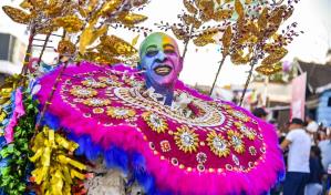 Juampa, figura insignia del carnaval de Cotuí