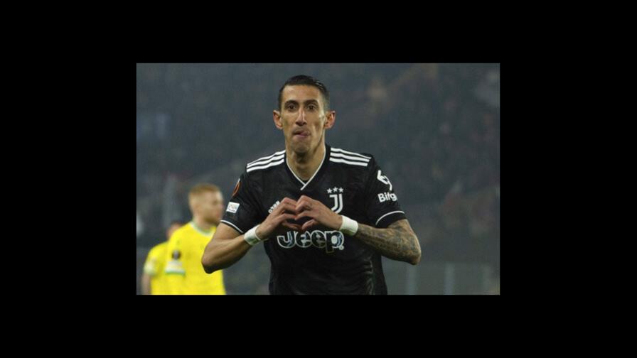 Tripleta de Di María da el pase a Juventus en Liga Europa Tripleta de Di María da el pase a Juventus en Liga Europa