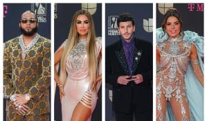 Los famosos hispanos se lucen en la alfombra magenta de Premio Lo Nuestro