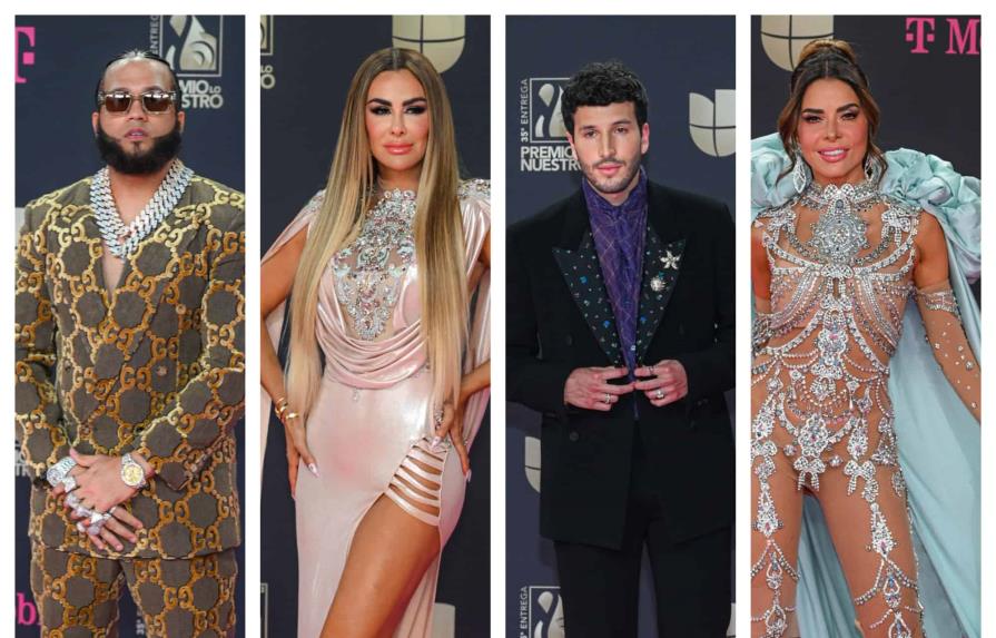 Los famosos hispanos se lucen en la alfombra magenta de Premio Lo Nuestro