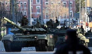 Una marcha en Varsovia conmemora el aniversario de la guerra en Ucrania