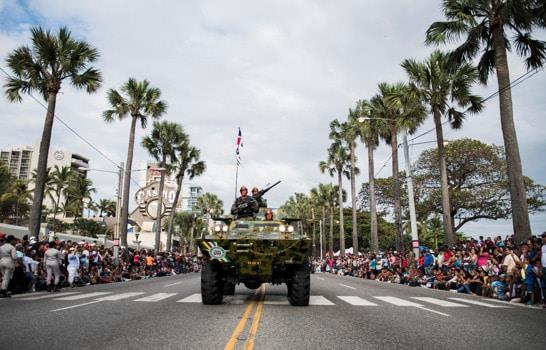 Cerrarán avenida George Washington y otras calles por desfile militar de Independencia Nacional