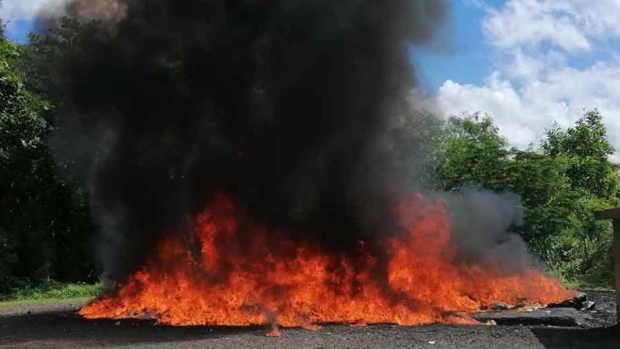 Incineran más de 800 kilogramos de drogas ocupados en distintos lugares del país