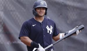 Jason Domínguez será CF hoy en el primer juego de los Yankees