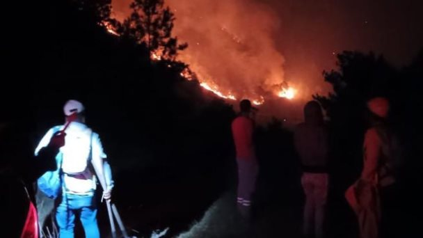 Un fuego afecta a Valle Nuevo; Medio Ambiente dispone su cierre para visitas