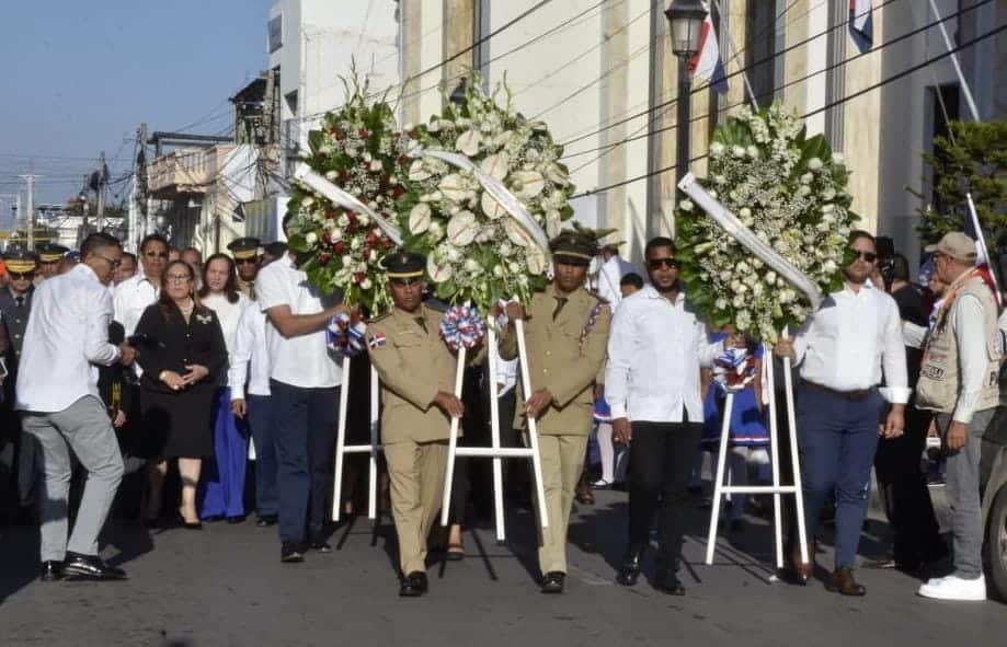 Ofrenda floral. 
