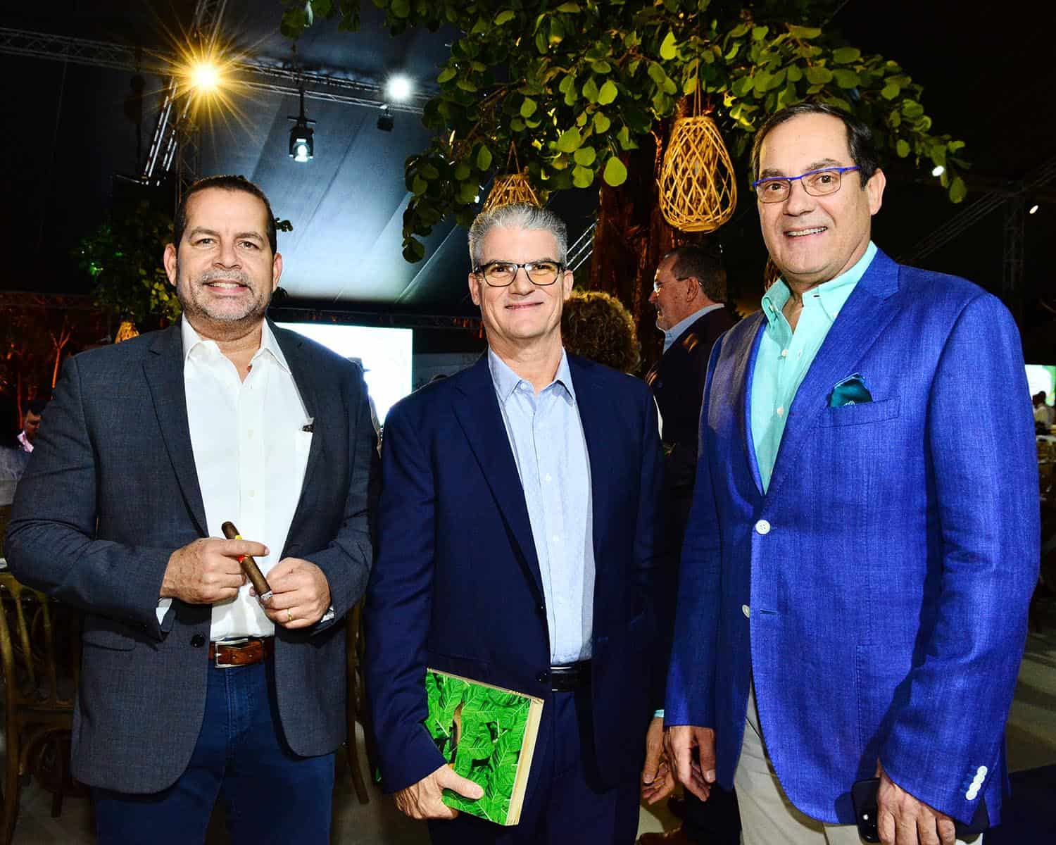 Yuri Guillén, Luis Grullón y Guillermo León.