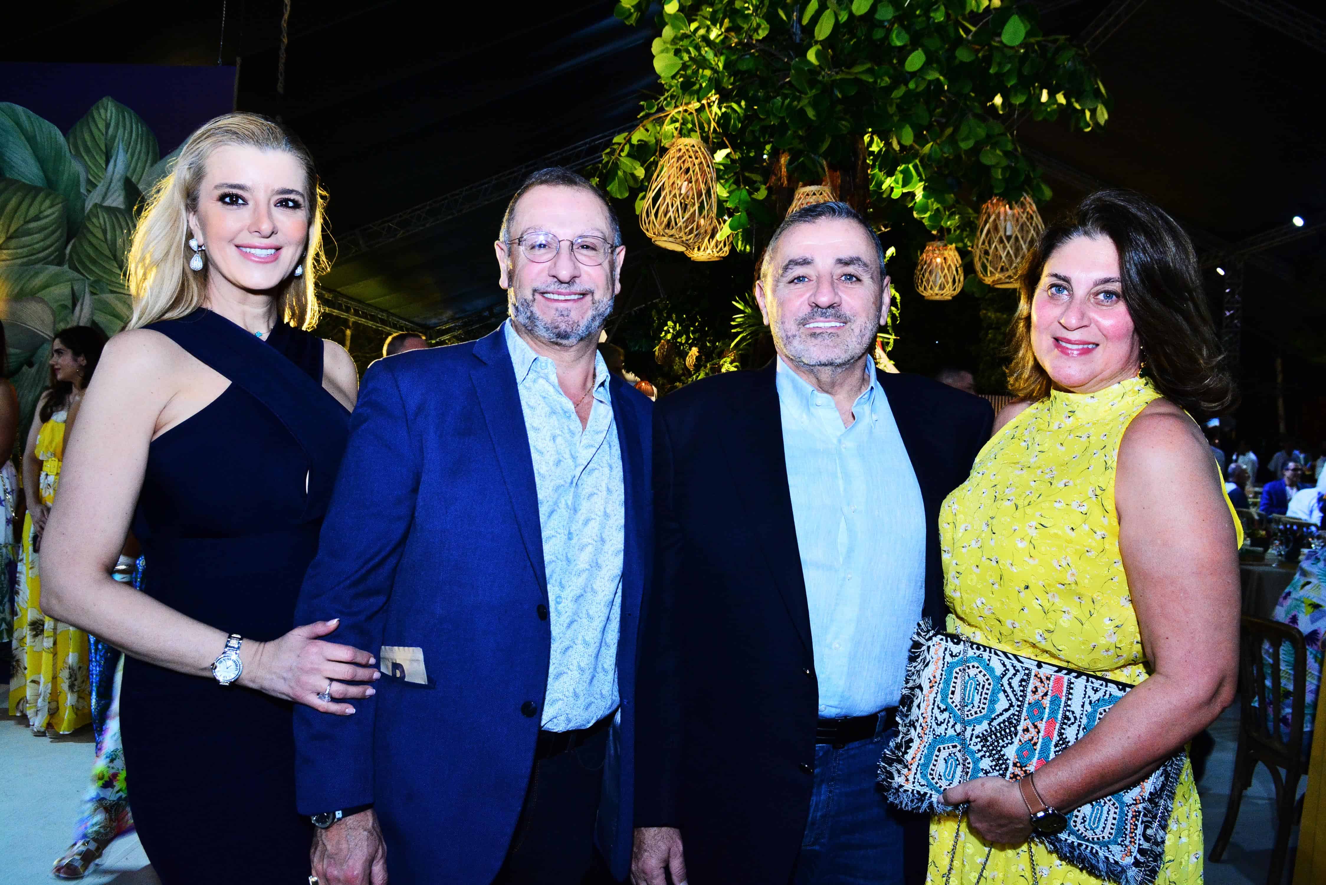 Romy Kashouty, Fouad Kashouty, Hani Zaouk y Zahra Zaouk.