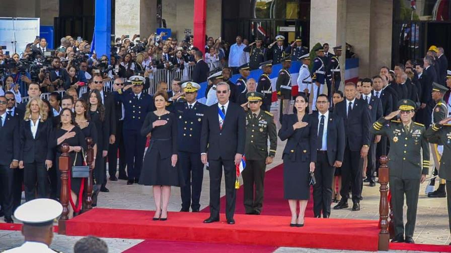 Presidente llega al Congreso Nacional