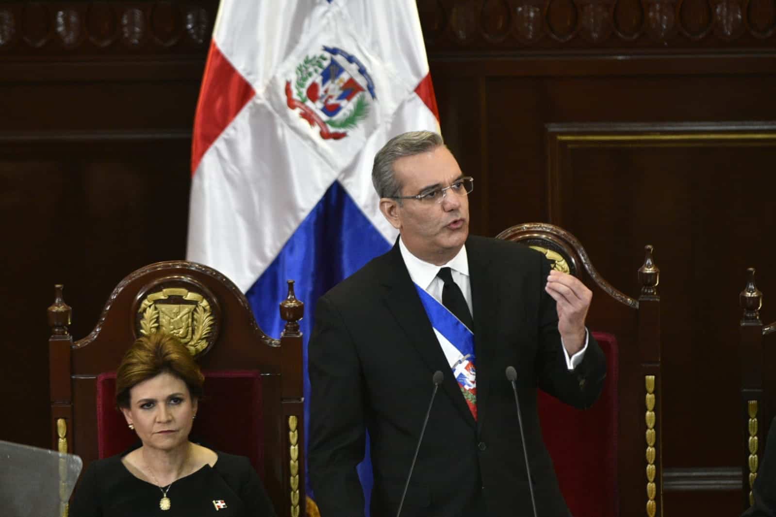 El presidente Luis Abinader rinde cuentas ante la Asamblea Nacional.