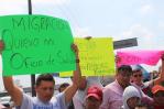 Migrantes en el sur de México exigieron papeles para transitar hacia EE.UU.